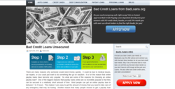 New Bad Credit Loans Matching System